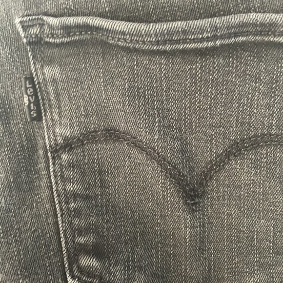 711 Skinny 27 Black Levi Strauss Jeans - Picture 3 of 11